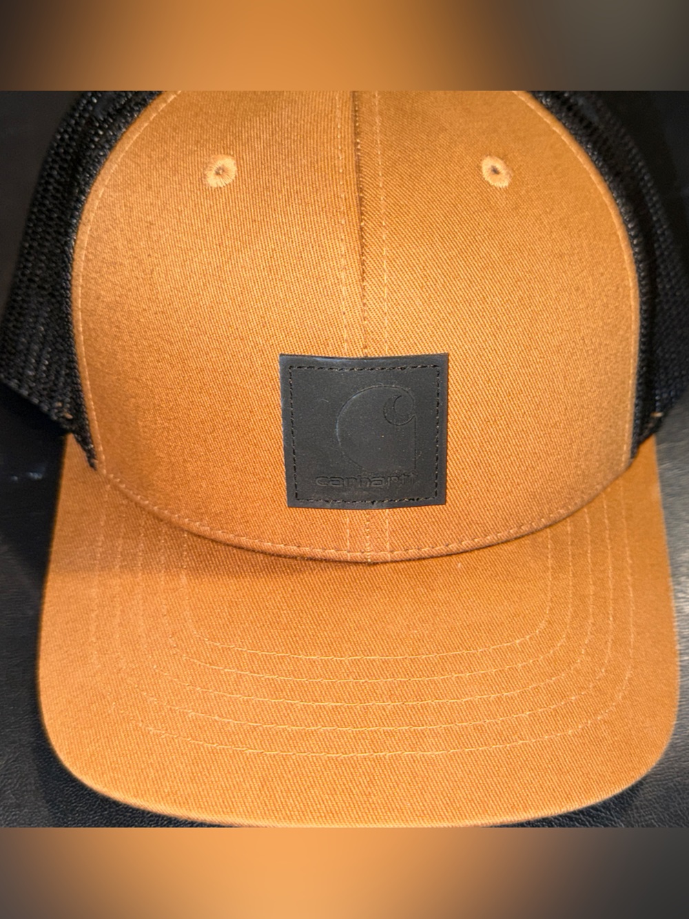 Carhartt Brown and Black Mesh Trucker Hat